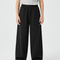 Pantalon Parachute Noir Ample Décontracté Enfant Coton - Molleton