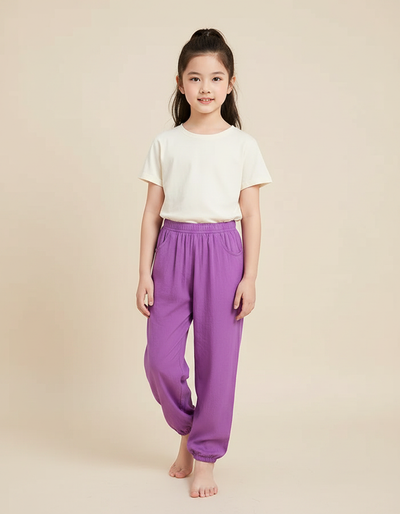 Pantalon Parachute Fille Léger