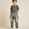 Pantalon Parachute Kaki Cargo Enfant Décontracté Léger - Polyester