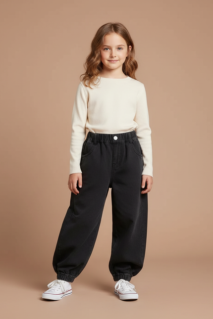 Pantalon Parachute Jeans - Noir