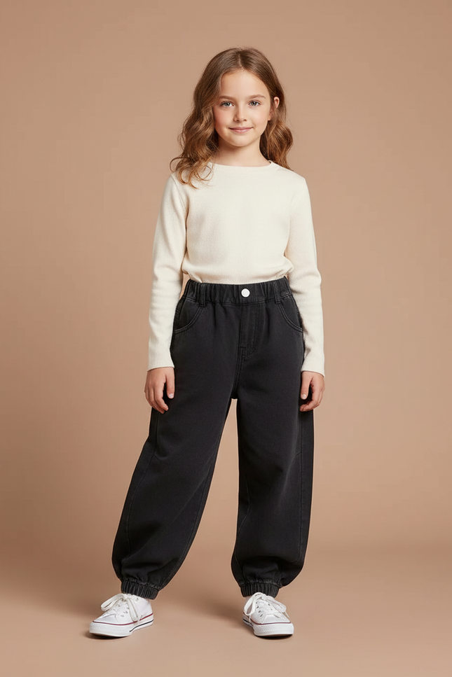 Pantalon Parachute Jeans - Noir