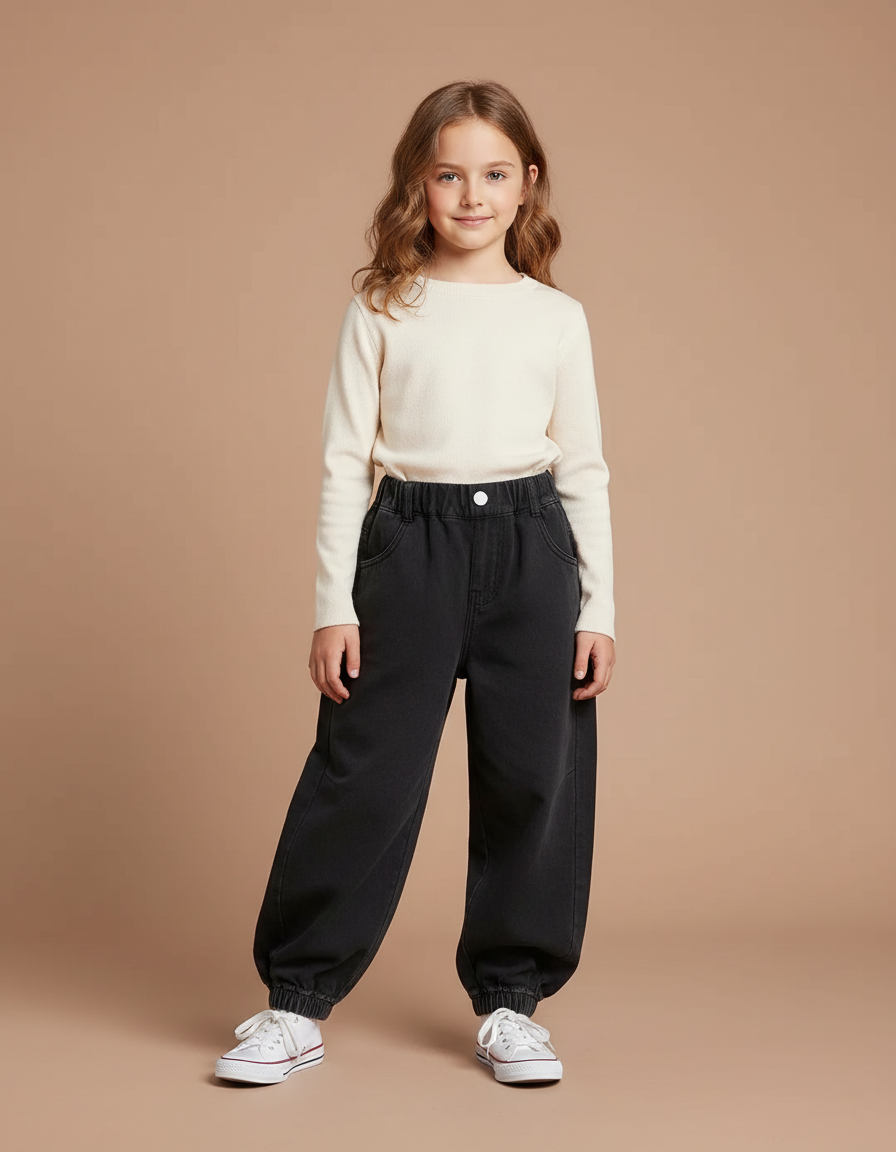 Pantalon Parachute Jeans - Noir