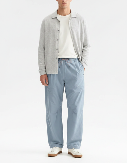 Pantalon Parachute Bleu - Polyester