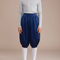 Pantalon Parachute Garçon Bleu Marine Taille Haute - Satin