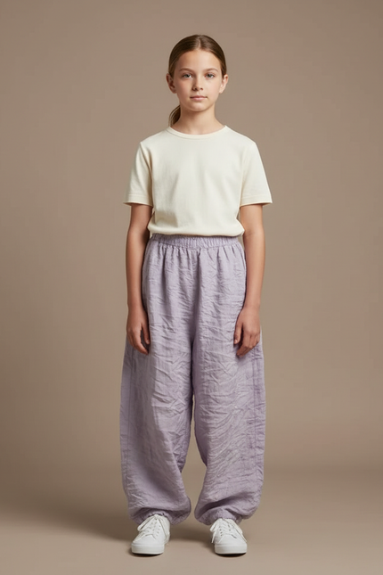 Pantalon Parachute Violet Lin Ample Enfant