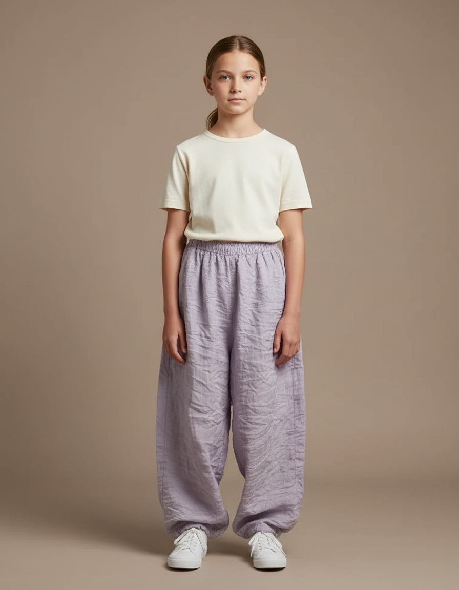 Pantalon Parachute Violet Lin Ample Enfant