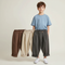 Pantalon Parachute Décontracté Ample Coton Enfants Unisexe - Beige