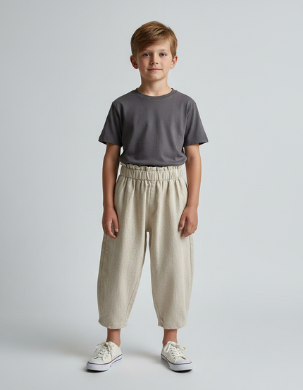 Pantalon Parachute Fcaf - Beige Lin