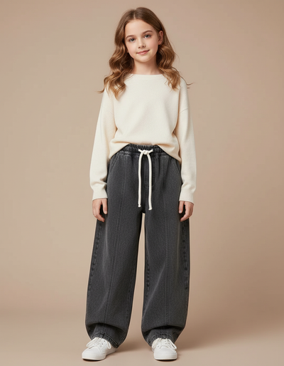 Pantalon Parachute Fille Taille Elastique