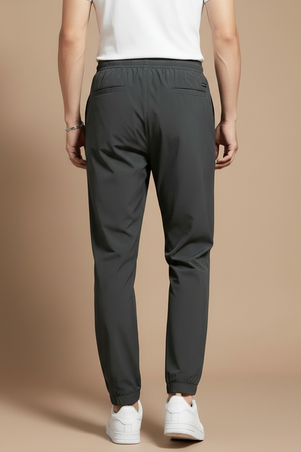 Pantalon Parachute Gris Décontracté Fluide Sport Homme - Polyester - vue 2