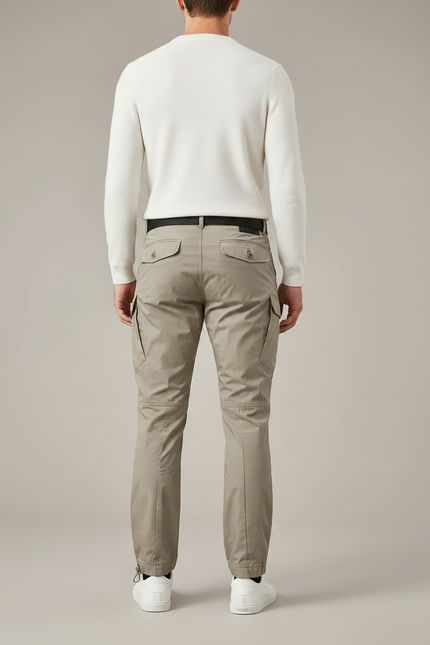 Pantalon Parachute Kaki Cargo Homme Léger Décontracté - Polyester - vue 2