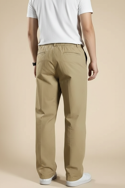 Pantalon Parachute Homme Kaki Large - Toile - vue 2