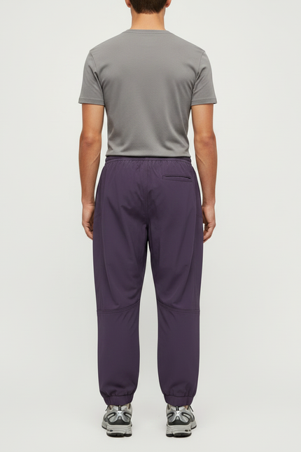 Pantalon Parachute Violet Ample Sportif Homme - Polyester - vue 2