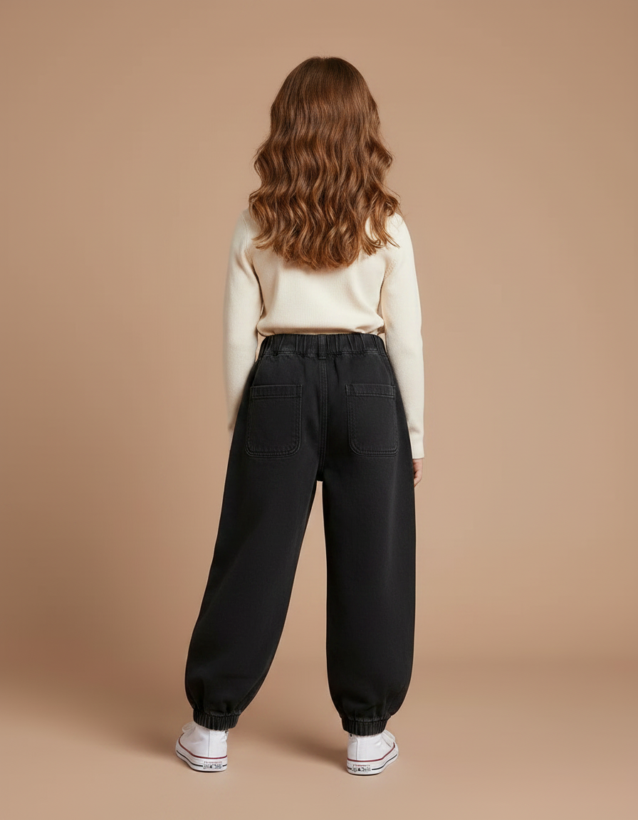 Pantalon Parachute Jeans - Noir - vue 2