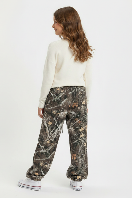 Pantalon Parachute Camouflage Ample Décontracté Enfant - Imprimé Molleton - vue 2