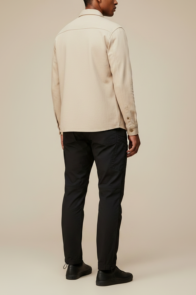 Pantalon Parachute Noir Cargo Homme Décontracté - Polyester - vue 2