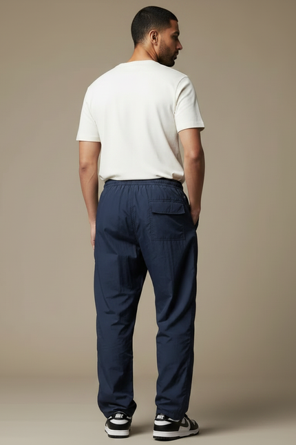 Pantalon Parachute Nylon - Marine Polyester - vue 2