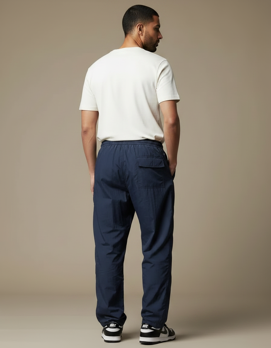 Pantalon Parachute Nylon - Marine Polyester - vue 2