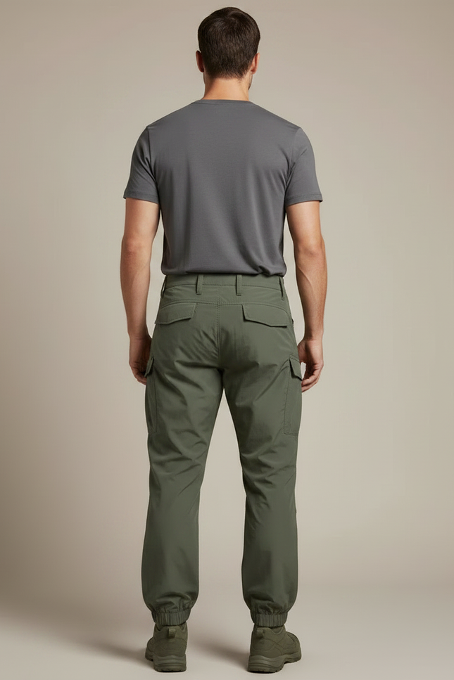 Pantalon Parachute Escalade - Kaki Polyester - vue 2