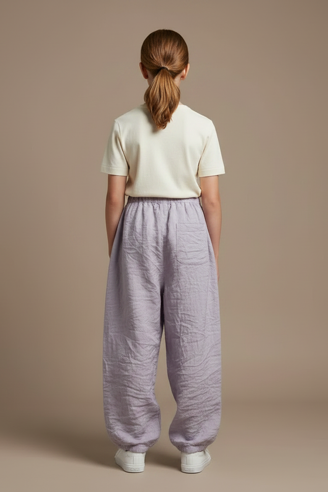 Pantalon Parachute Violet Lin Ample Enfant - vue 2
