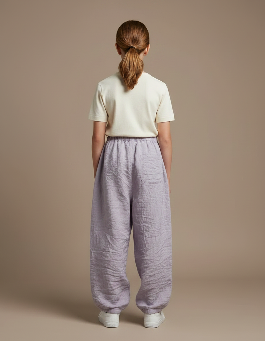 Pantalon Parachute Violet Lin Ample Enfant - vue 2
