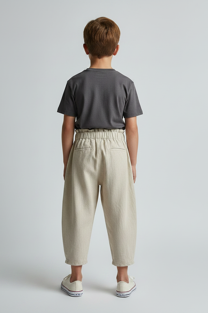 Pantalon Parachute Fcaf - Beige Lin - vue 2