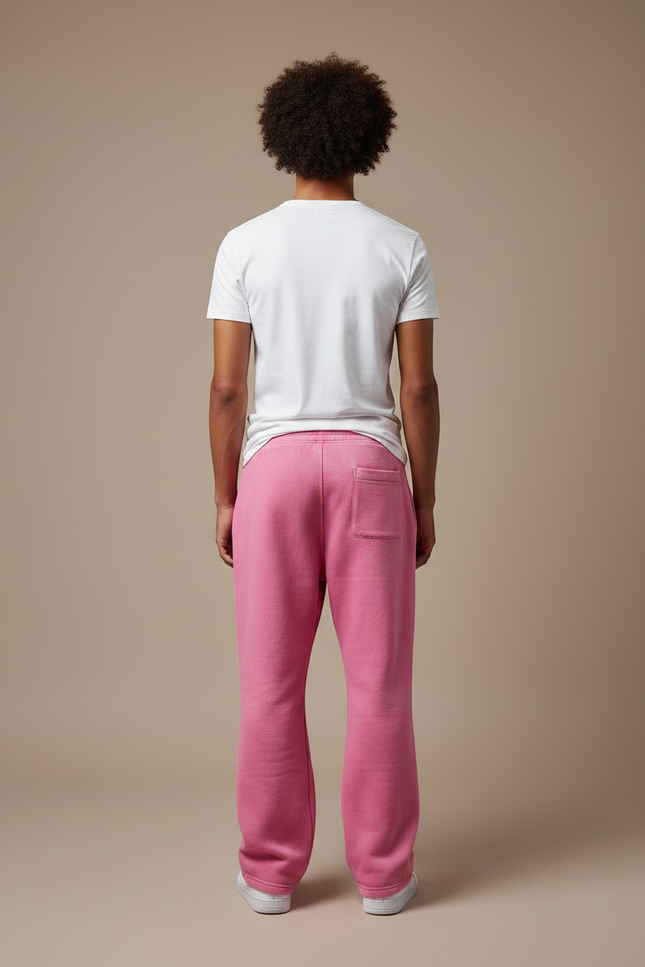 Pantalon Parachute Rose Molleton Ample Imprimé Homme - vue 2