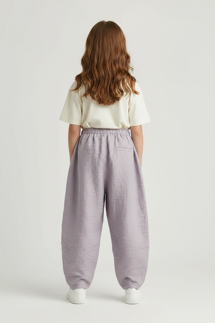 Pantalon Parachute Violet Lin Ample Fille - vue 2