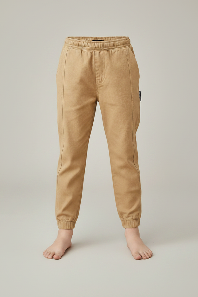 Pantalon Parachute Kaki Coton Décontracté Garçon - vue 3