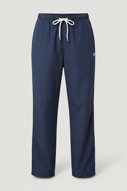 Pantalon Parachute Bleu Marine Droit Homme Sport - Polyester - vue 3