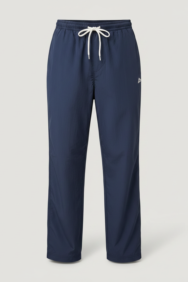 Pantalon Parachute Bleu Marine Droit Homme Sport - Polyester - vue 3