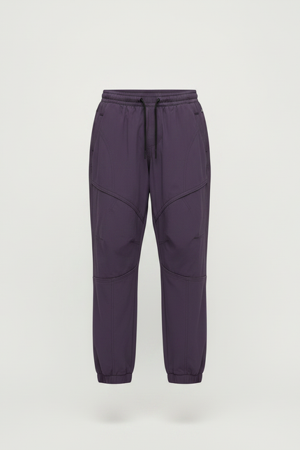 Pantalon Parachute Violet Ample Sportif Homme - Polyester - vue 3