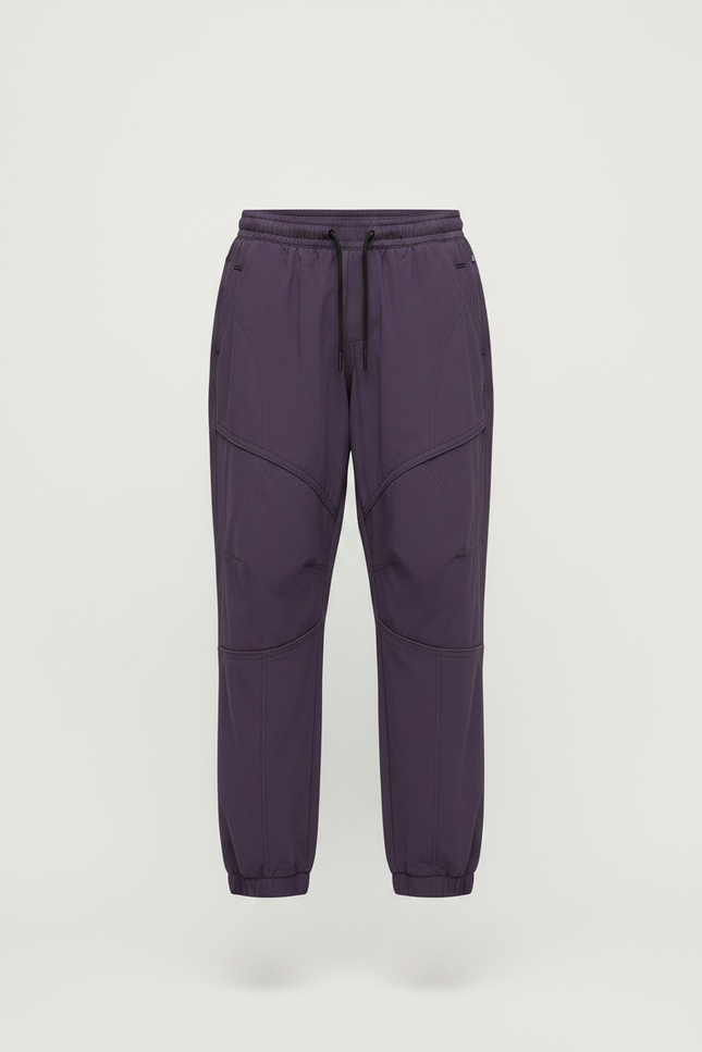 Pantalon Parachute Violet Ample Sportif Homme - Polyester - vue 3