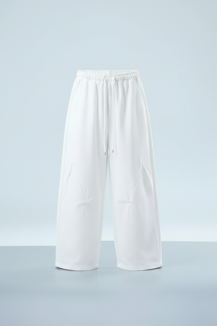 Pantalon Parachute Ample Casual Enfant Fille - Blanc Polyester - vue 3