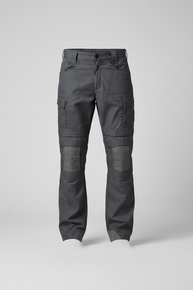 Pantalon Parachute Gris Tactique Résistant Multi-Poches Homme - Polyester - vue 3