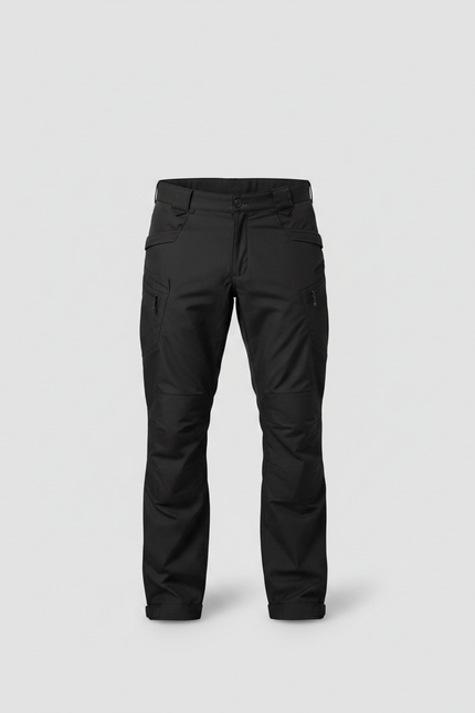 Pantalon Parachute Noir Cargo Homme Léger - Polyester - vue 3