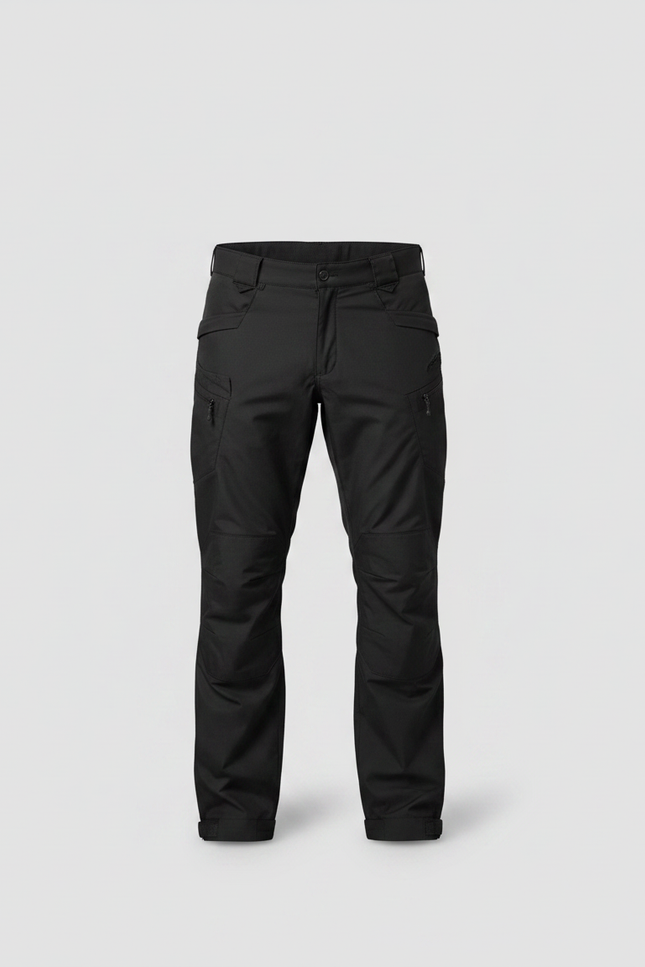 Pantalon Parachute Noir Cargo Homme Léger - Polyester - vue 3