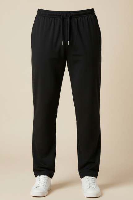 Pantalon Parachute Noir Ample Cordon Sport Homme - Polyester - vue 3
