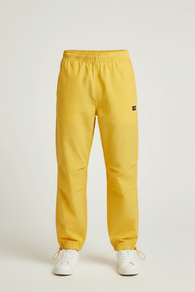 Pantalon Parachute Jaune Ample Sport Enfant Léger - Polyester - vue 3
