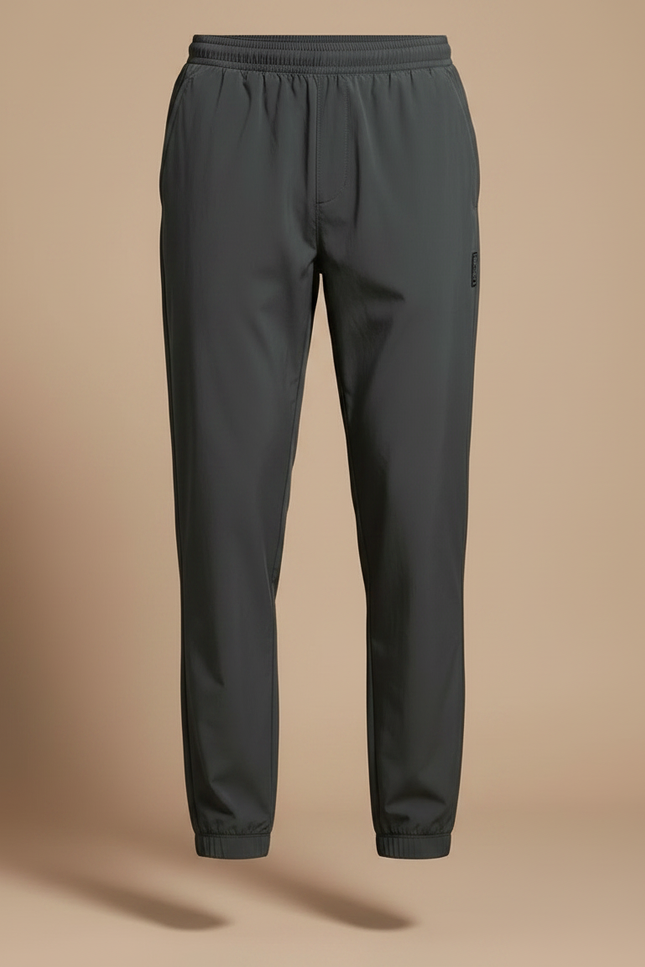 Pantalon Parachute Gris Décontracté Fluide Sport Homme - Polyester - vue 3