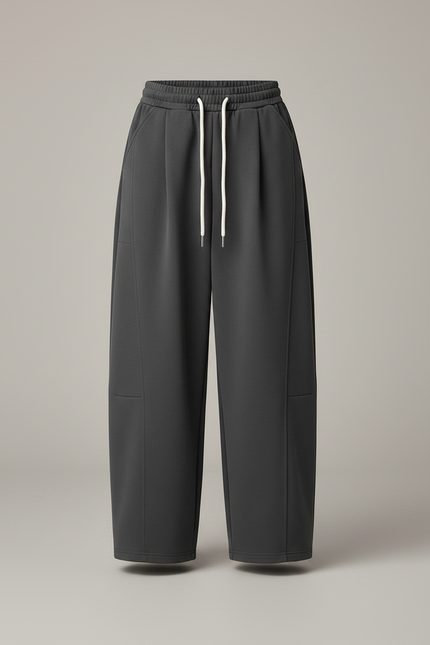 Pantalon Parachute Garçon Gris Baggy - Polyester - vue 3