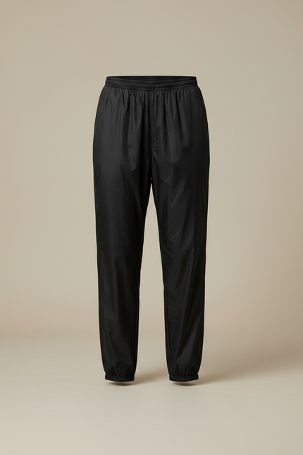 Pantalon Parachute Noir Fluide Sport Décontracté Femme - Polyester - vue 3