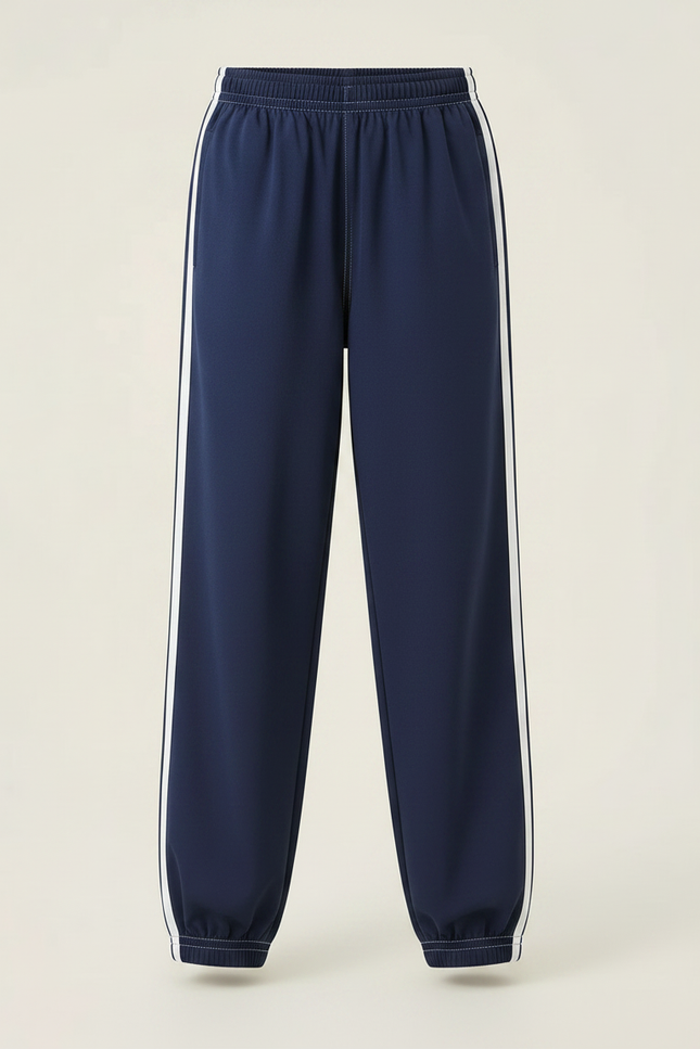 Pantalon Parachute Bleu Marine Ample Sport Enfant - Polyester - vue 3