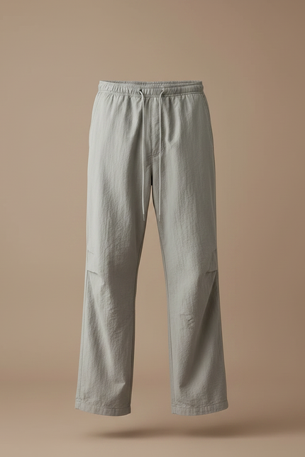 Pantalon Parachute Homme Gris Large - Polyester - vue 3