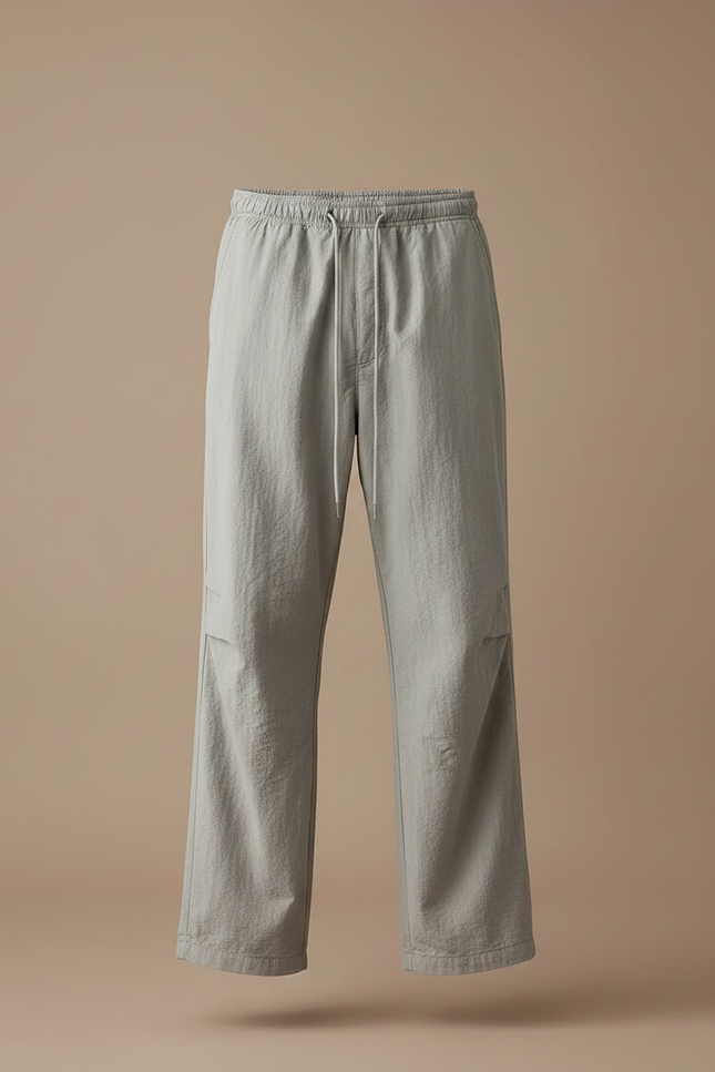 Pantalon Parachute Homme Gris Large - Polyester - vue 3