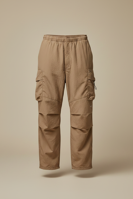 Pantalon Parachute Randonnée - Beige Polyester - vue 3