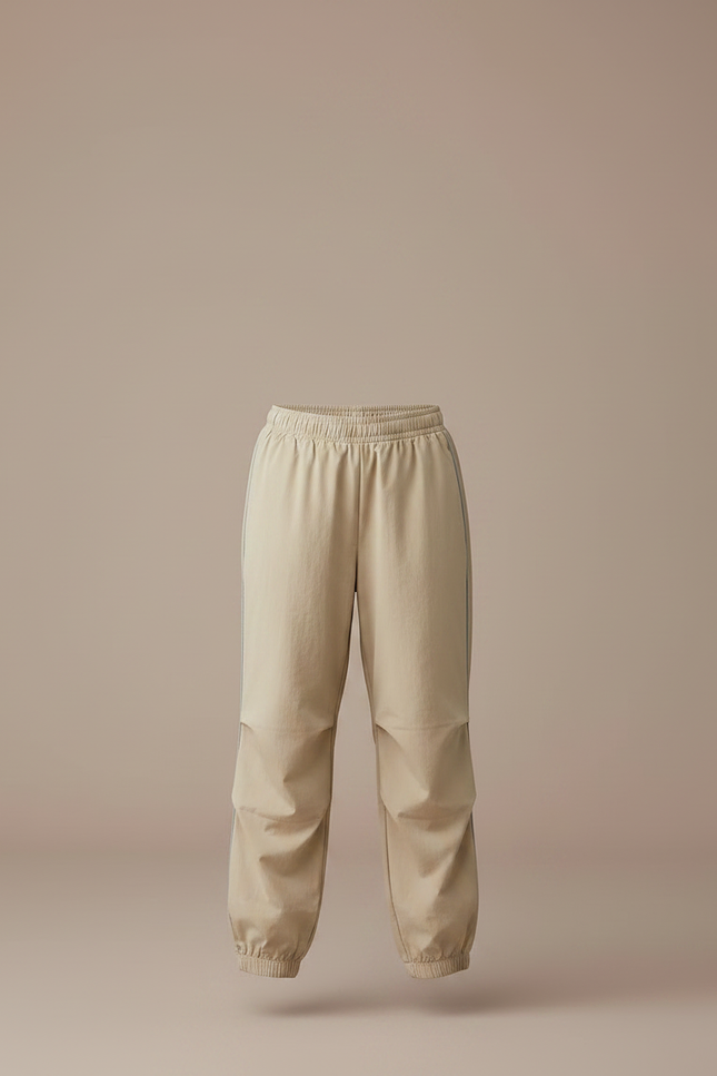 Pantalon Parachute Beige Ample Enfant Décontracté - Polyester - vue 3