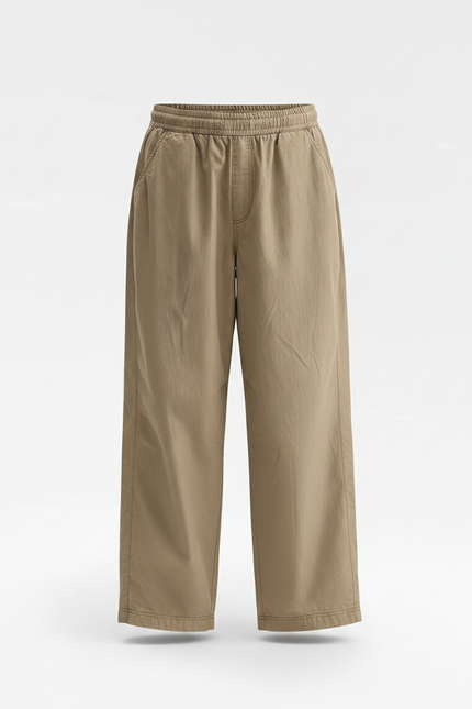 Pantalon Parachute Kaki Ample Décontracté Streetwear - Polyester - vue 3