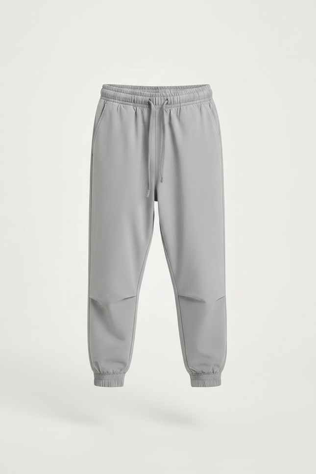 Pantalon Parachute Gris Ample Décontracté Enfant Léger - Polyester - vue 3