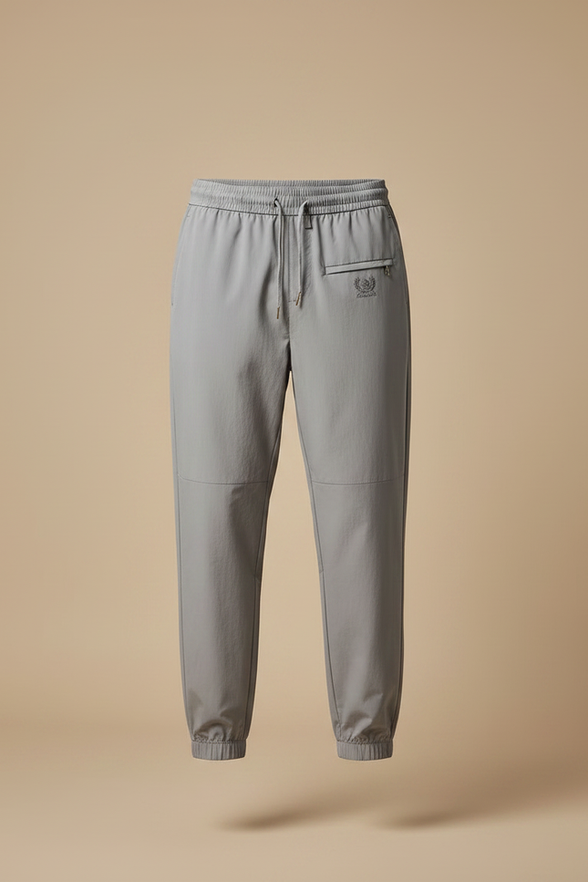Pantalon Parachute Gris Léger Ample Sport Homme Cordon - Polyester - vue 3